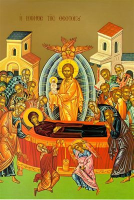  The Dormition of the Theotokos - A Byzantine Tapestry Woven with Grief and Divine Glory!